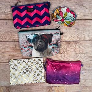 Assorted Cosmetic and Accessory Pouches